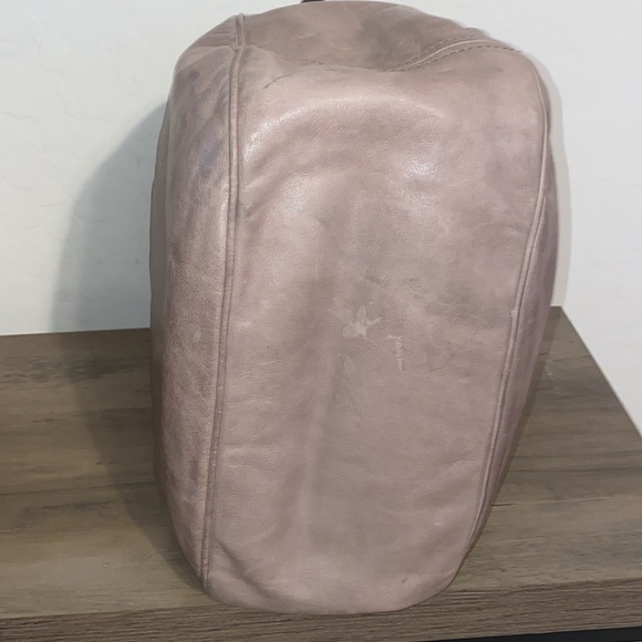 Marc By Marc Jacobs Moto Tie Dye Mauve Leather Large Hobo Bag EUC - Picture 11 of 12